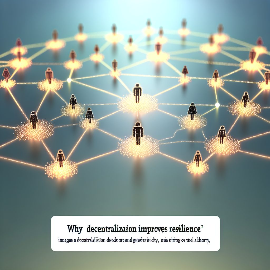 Why Decentralization Improves Resilience